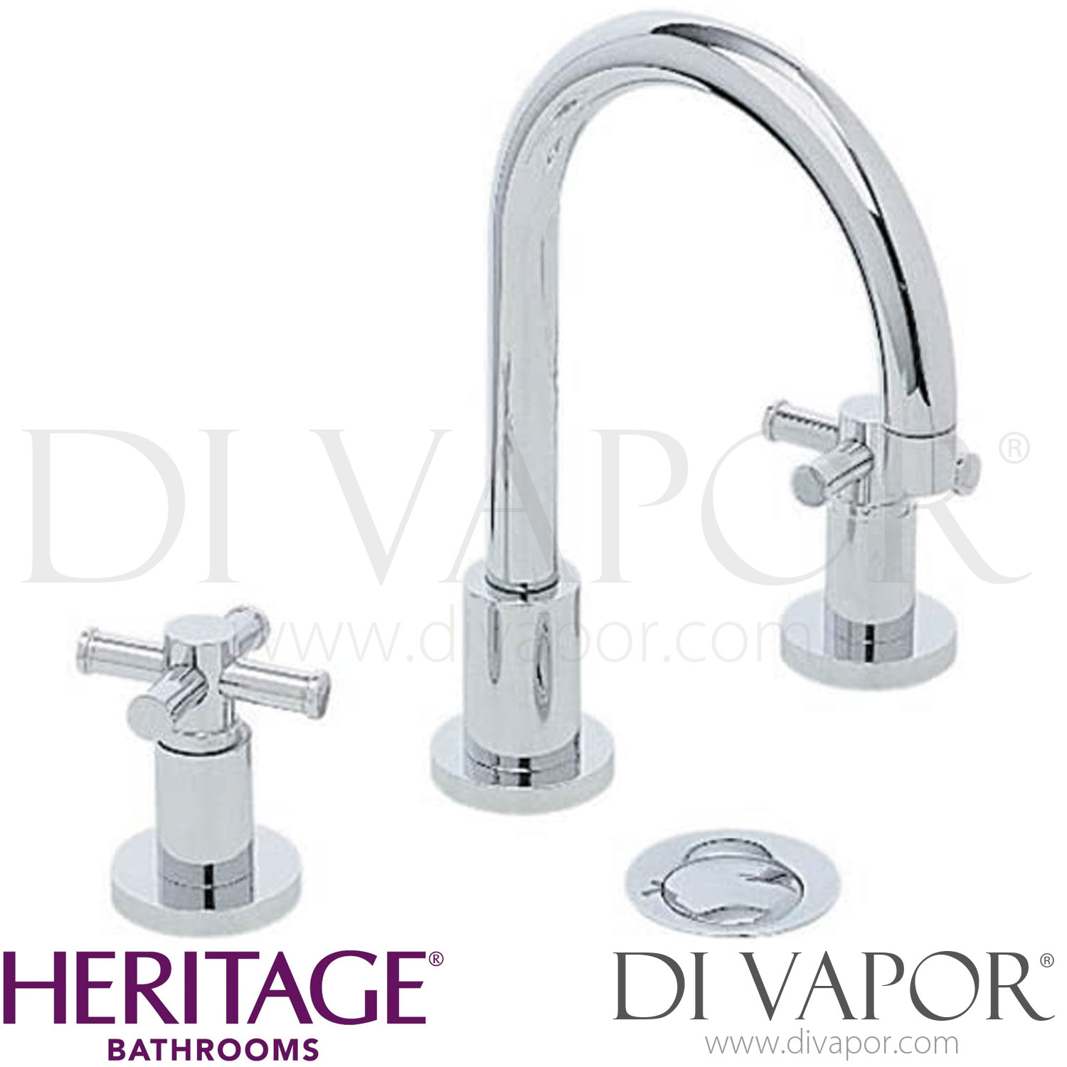 Heritage TSC06 Maycross 3 Hole Basin Mixer Tap Spare Parts