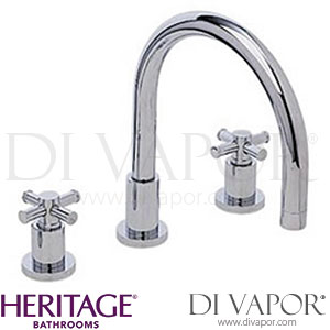 Heritage TSC073 Maycross 3 Piece Bath Filler Tap Spare Parts