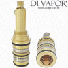 Cassellie ISTRA 123.TSCV01 (TSCV01) CVT001 TWIN CONCEALED VALVE Thermostatic Cartridge (Claygate) - SQUARE HEAD - TSCV01CC