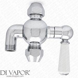 Trafalgar Thermostatic Shower Diverter Valve Compatible with Exposed Rigid Riser Shower Kits TSVPK02 TSVPK03