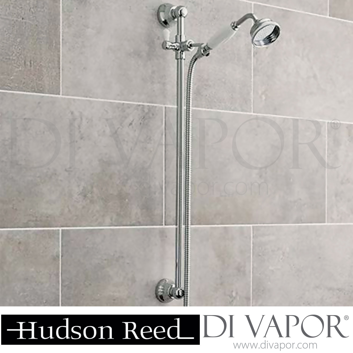 Hudson Reed Traditional Dual Exposed Thermostatic Shower Valve & Slider