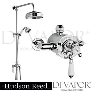 Hudson Reed Traditional Exposed Shower Valve, Riser Kit, Diverter & Shower Rose Spare Parts
