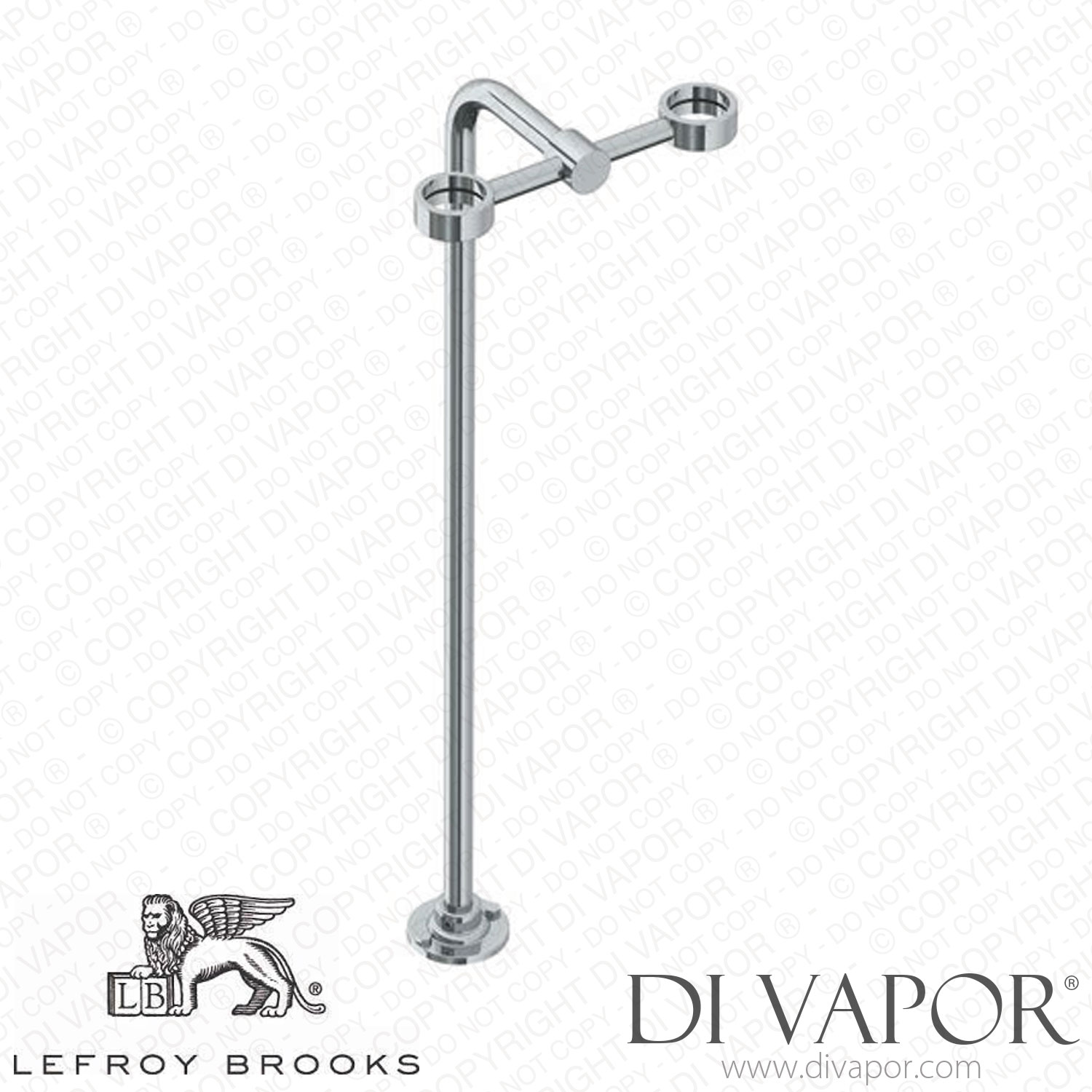 Lefroy Brooks TEN TEN FLOOR MOUNTED SUPPORT BRACKETS FOR STANDPIPES (TT ...