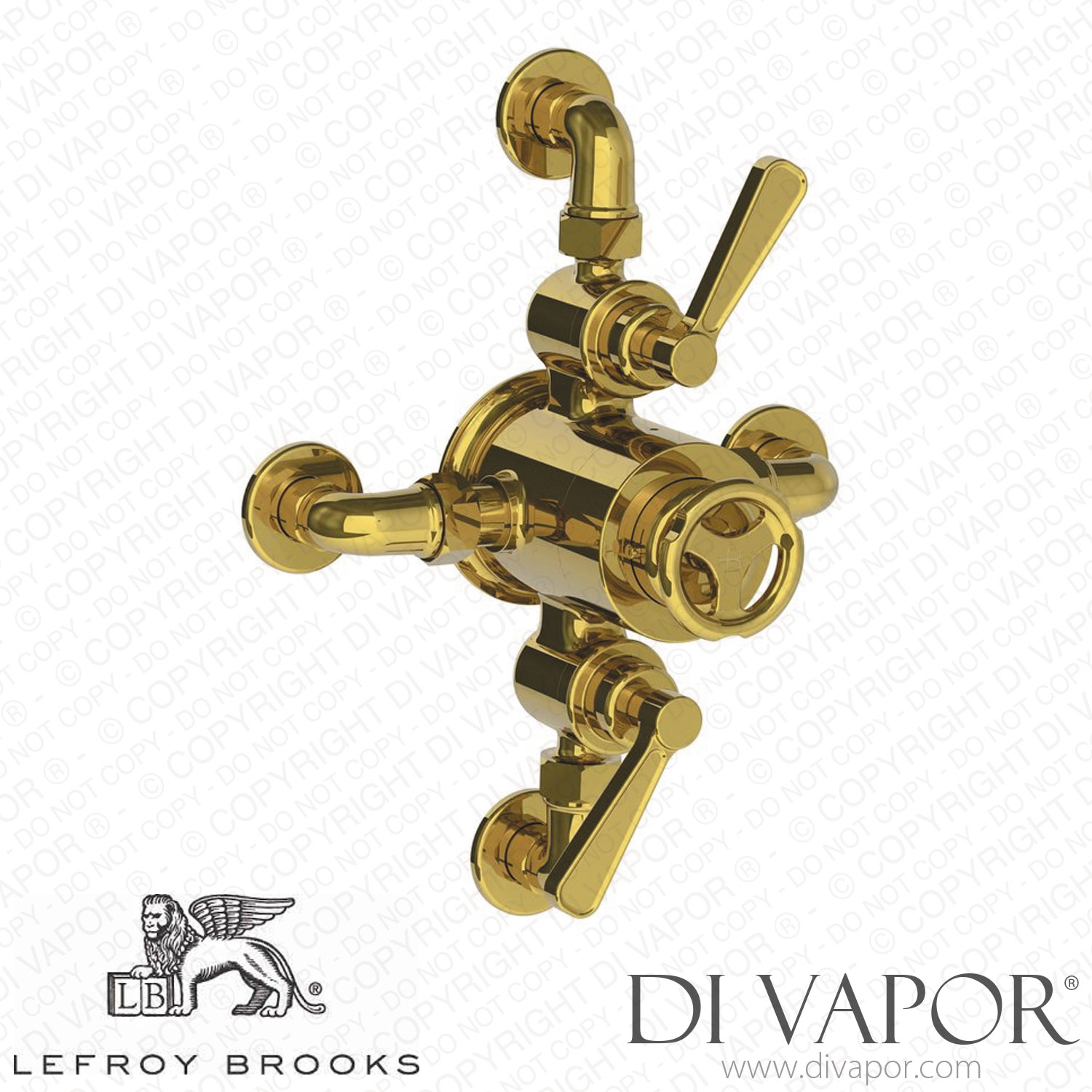 Lefroy Brooks Ten Ten Exposed Dual Control Thermostatic Valve (Tt 8746