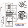 CDA TT41NI Hot Cartridge Compatible Spare