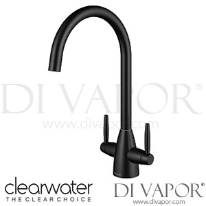 Clearwater TU81073BV Tutti Dual Lever Matt Black Twist & Spray Monobloc Kitchen Mixer Tap Spare Parts