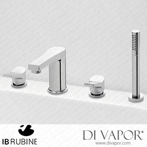 IB Rubinetti TW250OS Twitter Wall Mounted Bath Filler Complete with Shower Kit Spare Parts