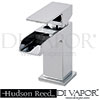 Hudson Reed Strike Open Spout Basin Mixer Push Button Waste Tap Spare Parts