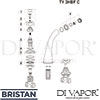 Bristan TY 3HBF C Spare Tech Diagram