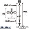 Bristan TY2-CSHXDIV-C Spare Parts Diagram