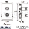 Bristan TY2-SHCVO-C Spare Parts Diagram