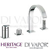 Heritage Zaar 4 Hole Bath Shower Mixer Spares