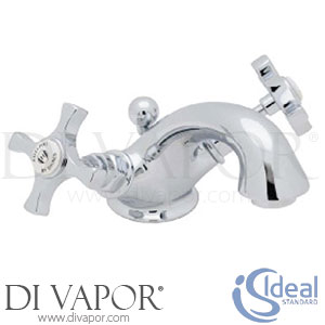 Shires U0582AA Waverley Basin Mixer Rim Mounted - Chrome - Tap Spare Parts