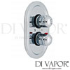 Shires Solent Shower Mixer Built-In Chrome Therm LP Spare Parts