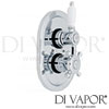 Shires Solent Shower Mixer Built In Chrome Trad Therm Spare Parts