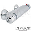 Shires Solent Shower Mixer Built In Chrome Trad Therm Spare Parts