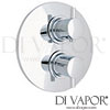Shires Ely Shower Mixer Built In Chrome Therm Spare Parts