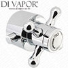 Tre Mercati Niagara Traditional Temperature Control Handle for 0SN-V-TC-002 Thermostatic Cartridge - U9424G4 Compatible Spare