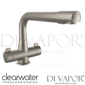 Clearwater ULTBS Ultra Twin Lever Brushed Nickel Monobloc Kitchen Mixer Tap Spare Parts