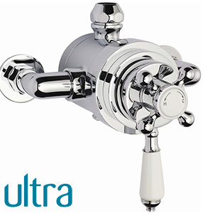 ULTRA ITY309 Edwardian York Dual Exposed Thermostatic Shower Valve (Hudson Reed) (A3091E-M)