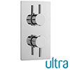 ULTRA Quest Rectangular Twin Shower Valve with Built in Diverter (Hudson Reed)