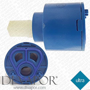 Ultra SPR08 40mm Single Lever Manual Ceramic Cartridge for Basin Taps & Showers (Hudson Reed)