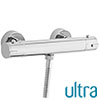 ULTRA VBS009 Minimalist Thermostatic Shower Bar with Bottom Outlet (Hudson Reed)