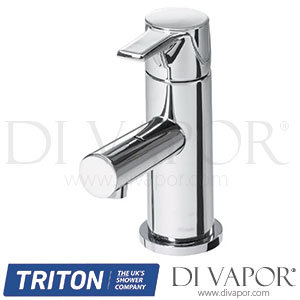 Triton UNDETPBAM Dene Basin Mono Mixer Tap with Slotted Click Clack Waste Spare Parts