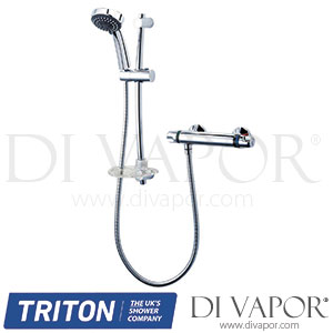 Triton UNDOTHBM Dove Unichrome Thermostatic Bar Mixer with Shower Kit Spare Parts