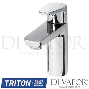 Triton UNEDTPBASM Eden Basin Mono Mixer Tap with Click Clack Waste Spare Parts