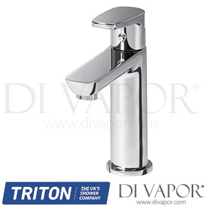 Triton UNEDTPBASMM Eden Mini Basin Mono Mixer Tap with Click Clack Waste Spare parts