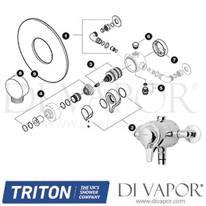 Triton UNGYTHCM Gyro Concentric Mixer Shower Spare Parts