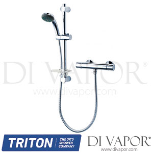 Triton UNNETHBM Nene Unichrome Thermostatic Bar Mixer with Shower Kit Spare Parts