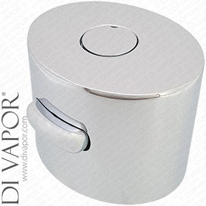Oval Shower Valve Temperature Control Handle - 48mm x 38mm x 36.5mm - 24 Spline