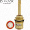 Taps.co.uk Clockwise Open Flow Cartridge - V84-R6 (Counterpart Thermostatic Cartridge: TPV677)