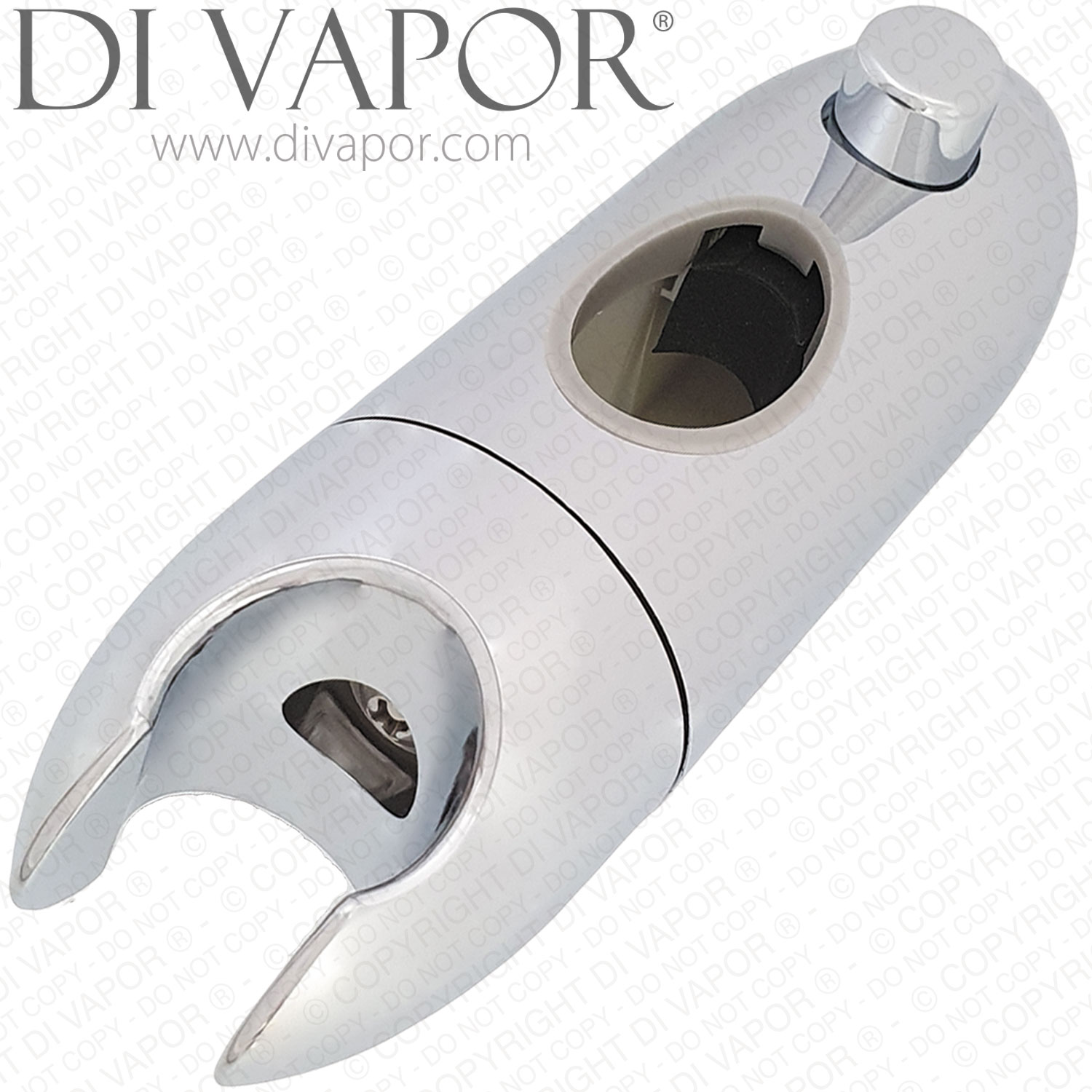 Shower Handset Riser Slider for Oval 18.4mm x 30mm Rails