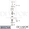 Bristan VAC 1 2 E4 C MT Spare Tech Diagram