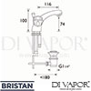 Bristan VAC BAS E4 C MT Mixer Diagram