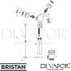 Bristan VAC BAS E4 C MT Mixer Spare Tech Diagram