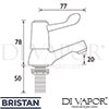 Bristan VAL 1 2 E4 C CD GEN1 Spare Diagram