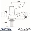 Bristan VAL 1 2 E6 C CD GEN1 Spare Diagram