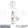 Bristan VAL 1 2 E6 C CD GEN1 Spare Tech Diagram