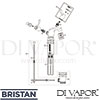 Bristan VAL BAS C CD GEN1 Mixer Spare Tech Diagram