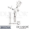Bristan VAL BAS E4 C CD Mixer Spare Tech Diagram