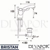 Bristan VAL BAS E6 C CD GEN1 Mixer Spare Diagram