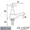 Bristan VAX 1 2 E4 C Spare Diagram