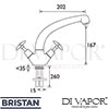 Bristan VAX SNK C Mixer Spare Diagram