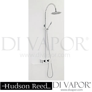 Hudson Reed Thermostatic Bar Valve w Integrated Acrylic Shelf & Rigid Riser Kit - Chrome - VBS015 Spare Parts