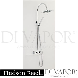Hudson Reed Thermostatic Bar Valve w Integrated Acrylic Shelf & Rigid Riser Kit - Chrome - VBS016 Spare Parts