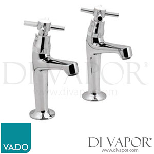 VADO VEC-156-C/P Vecta High Neck Sink Pillar Taps Spare Parts